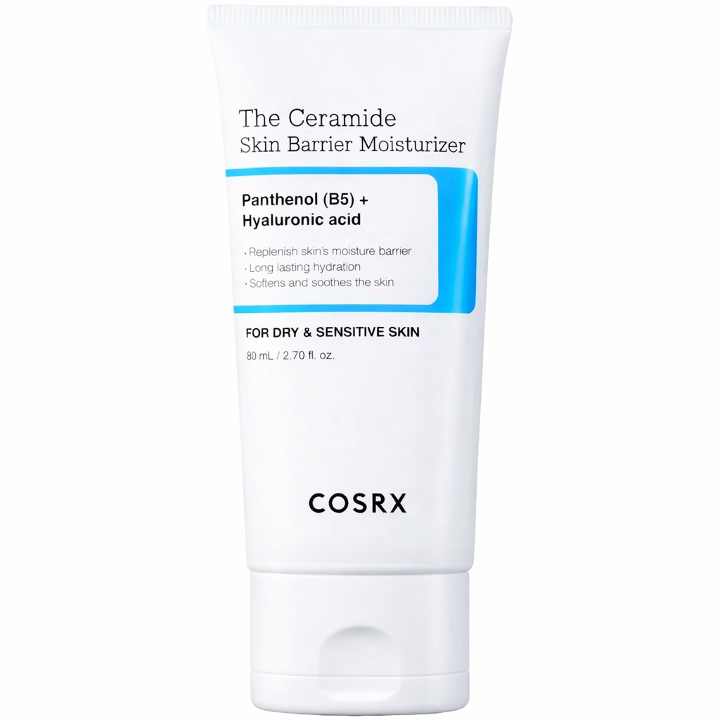 Cosrx Ceramide Skin Barrier Moisturizer tube on a white background