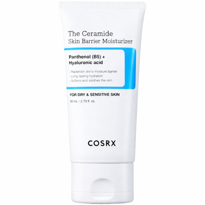 Cosrx Ceramide Skin Barrier Moisturizer tube on a white background