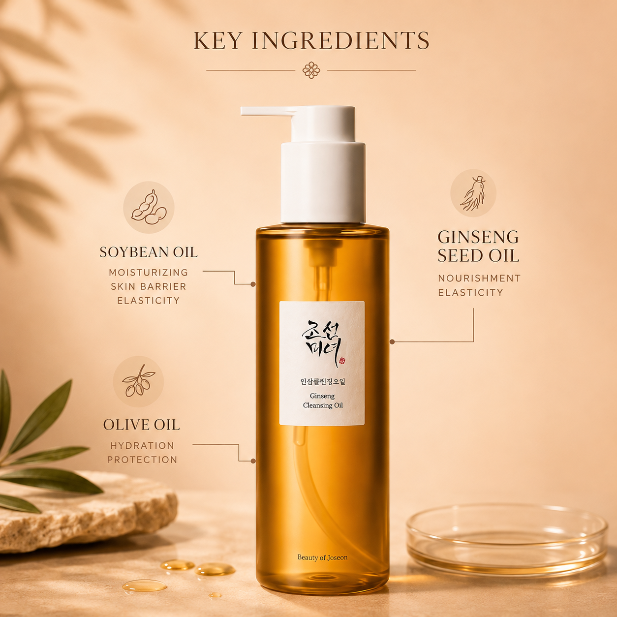Beauty of Joseon Ginseng Cleansing Oil 210ml