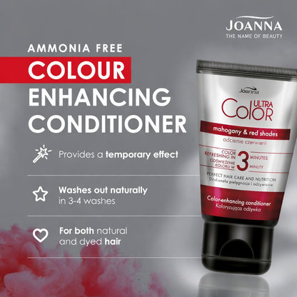 Joanna Ultra Colour Enhancing Conditioner – 03 Mahogany & Red Shades 100ml