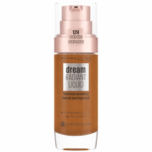 Maybelline Dream Radiant Liquid Hydrating Foundation – 68 Golden Caramel